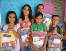 School supplies for Cala Luna, Costa Rica