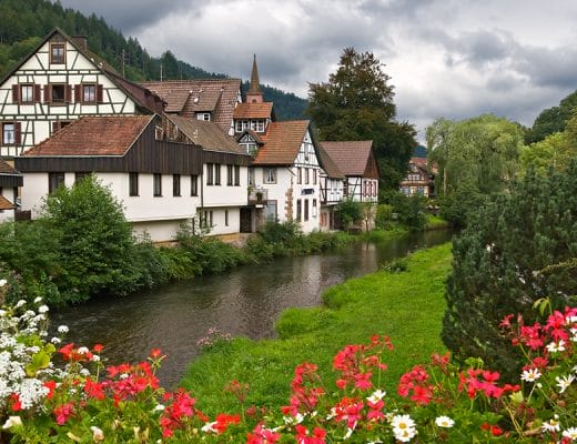 Schiltach Villiage in the Black Forest, Germany