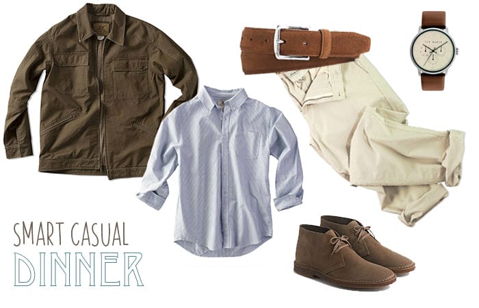 Men's smart casual dinner outfit