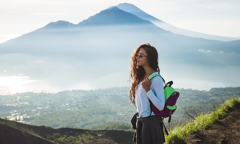 What to wear in Bali when trekking Mount Batur