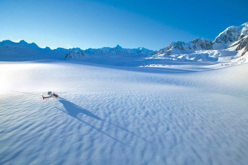 New Zealand scenic flights glaciers 