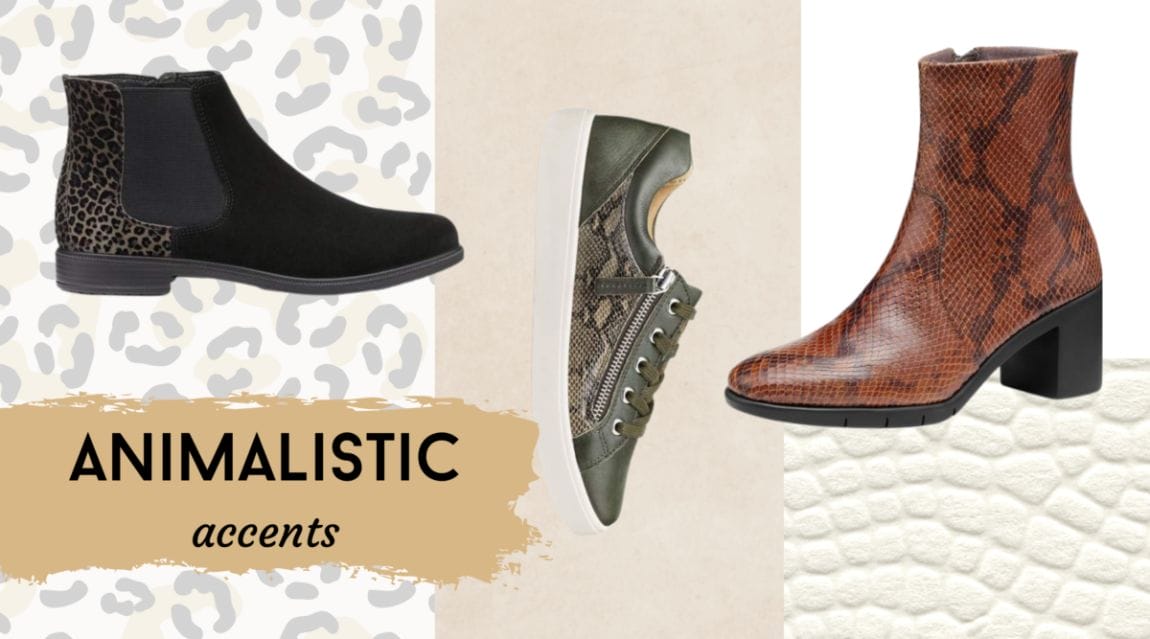 fall footwear trend animal print 