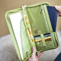 Inside the Lug Travel Wallet