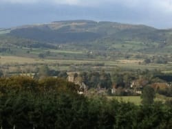 Views across the Shropshire hills