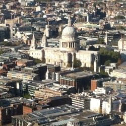 St Paul's Cathedral - seen from The Shard