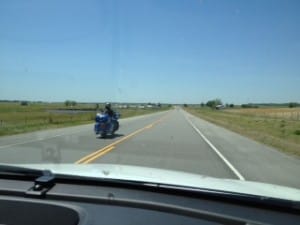 Heading west towards Oklahoma on Route 66