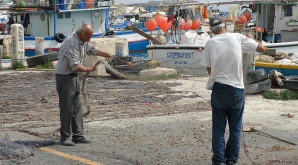 Fishermen in Marsaxlokk
