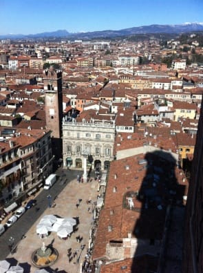 View from Torre Dei Lamberti