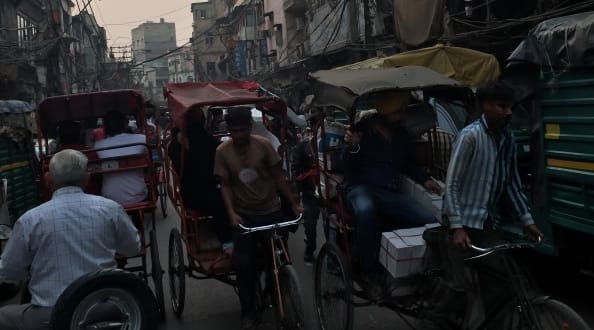 Traffic in Delhi