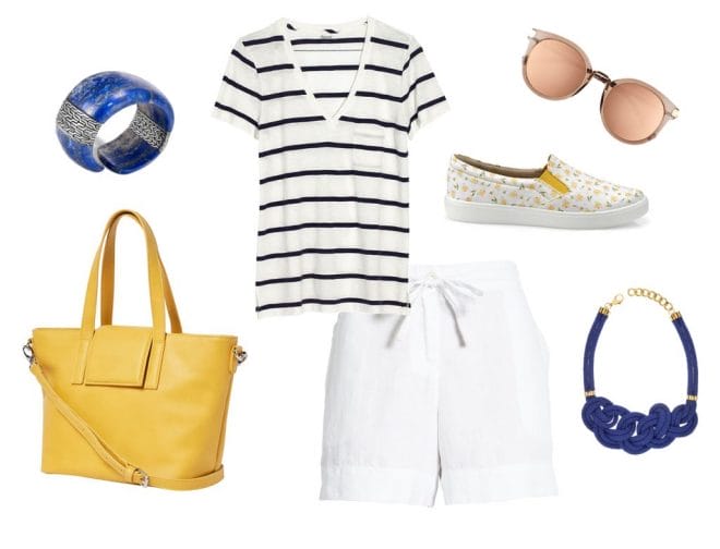 Tara Daffodil Shoe Nautical look